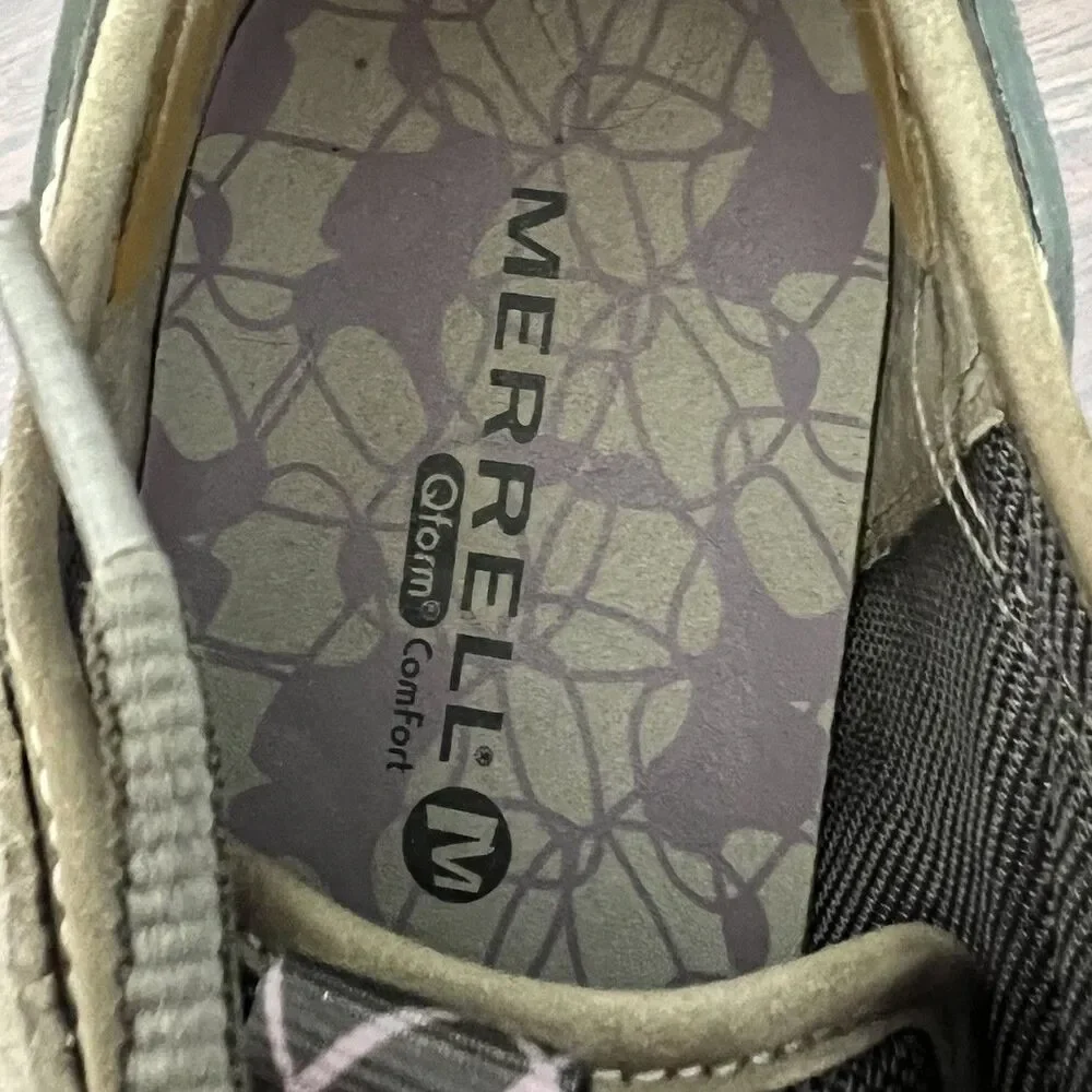 Merrell Hiking Sneaker Trail Shoes Mimosa J68170 Beige Suede Lace Up Women’s 8.5 - Picture 5 of 7